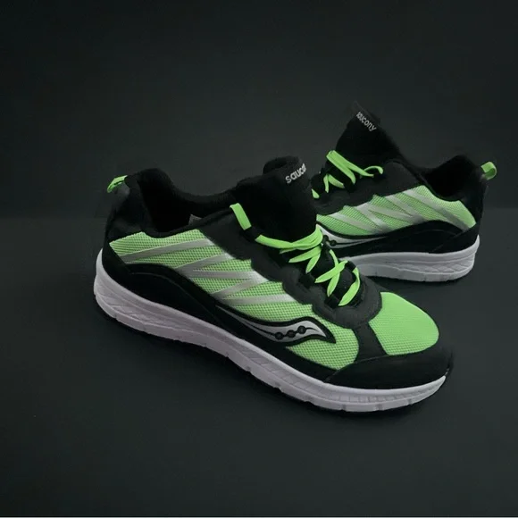 Saucony Men\'s Athletic Shoes - Neon Green and White Saucony Men main image 4
